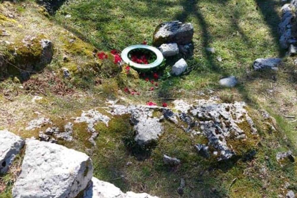 Владина делегација положила вијенац, демонстранти га уклонили