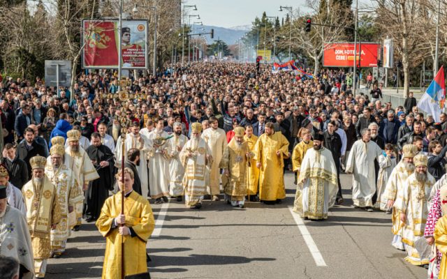 Литија у Подгорици следеће недеље, предводи је митрополит Јоаникије
