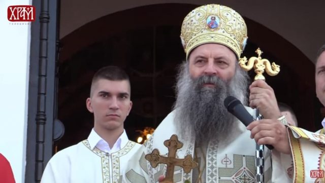 Патријарх Порфирије: Они који су на крилима и у снази Митрополита Амфилохија дошли да граде мостове, изневерили су његово поверење