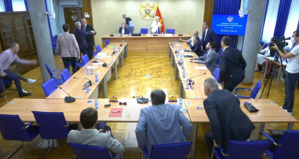 Инцидент на сједници Одбора: Милачић кренуо да се физички обрачуна са Катнићем, пљуштале увреде