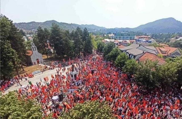 Управа полиције демантовала медије блиске ДПС-у: На непријављеном окупљању присуствовало око 4.000 грађана