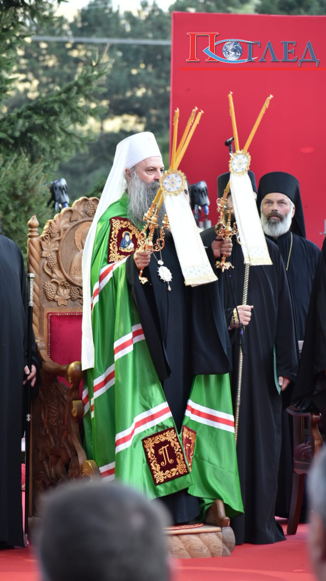 ПАТРИЈАРХ ПОРФИРИЈЕ ПОЗИТИВАН НА КОРОНА ВИРУС