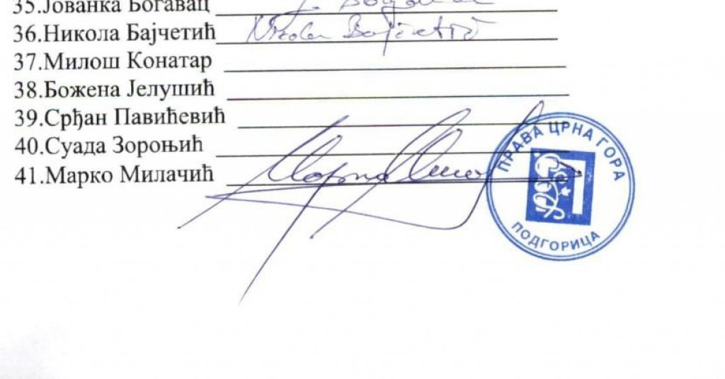 Само УРА није потписала предлог за опозив Мила Ђукановића: Да добро утврде пазар или да тргују?