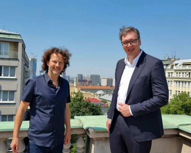 „Најскупљи филм икада снимљен у Србији“: Вучић са продуцентом Рамом Бергманом