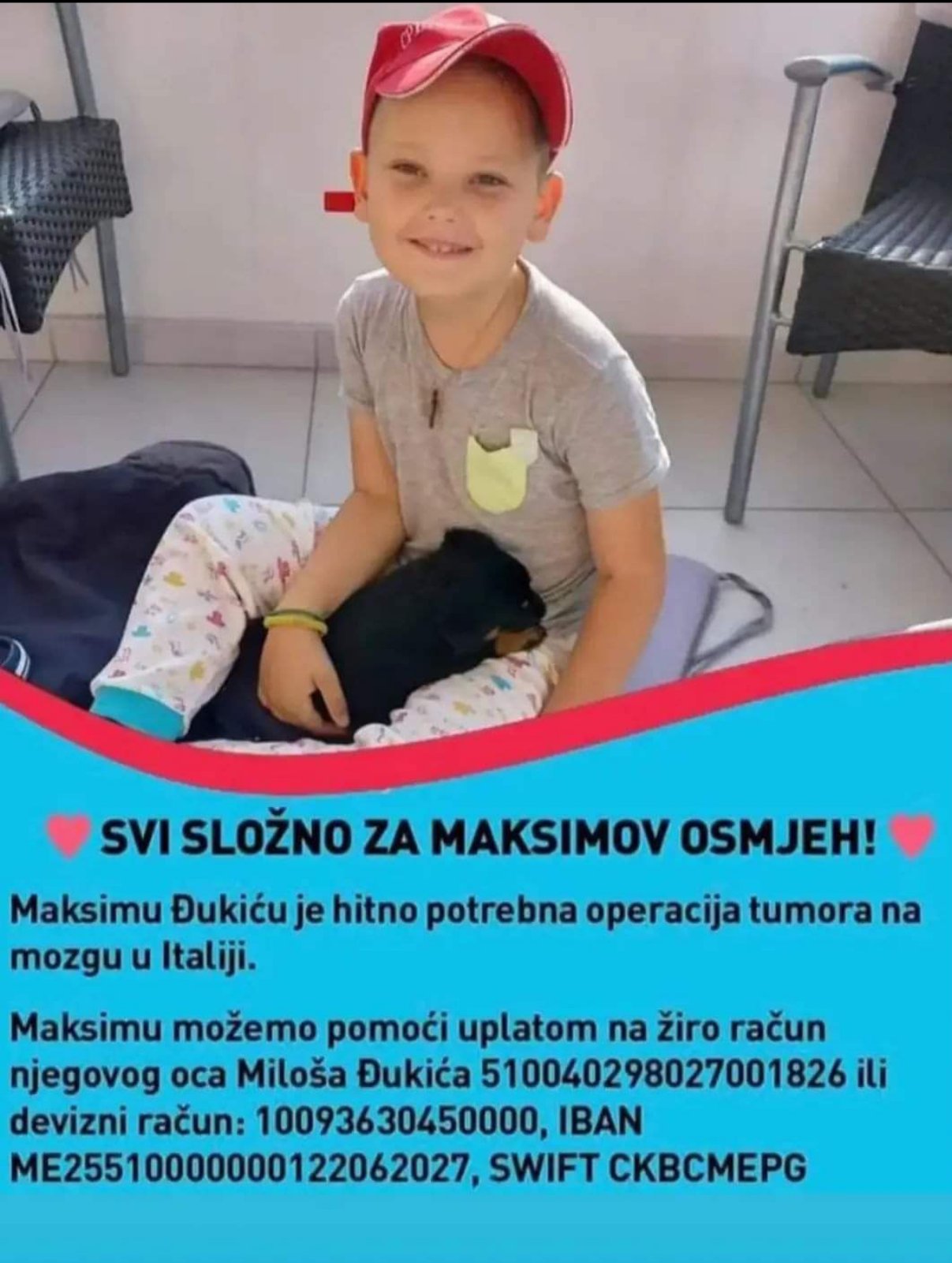 Сви сложно за Максимов осмјех