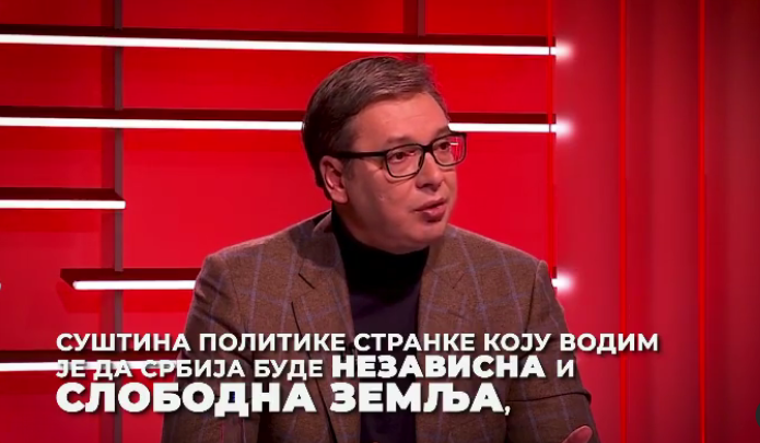 Вучић: Суштина политике СНС да Србија буде независна