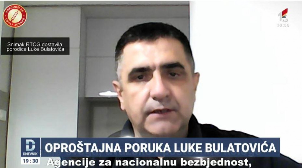 Булатовић у опроштајном видеу: Скоро 30 година свог живота и рада мислио сам да радим са уставом и законом у најбољем интересу, грађана, својих колега и породице