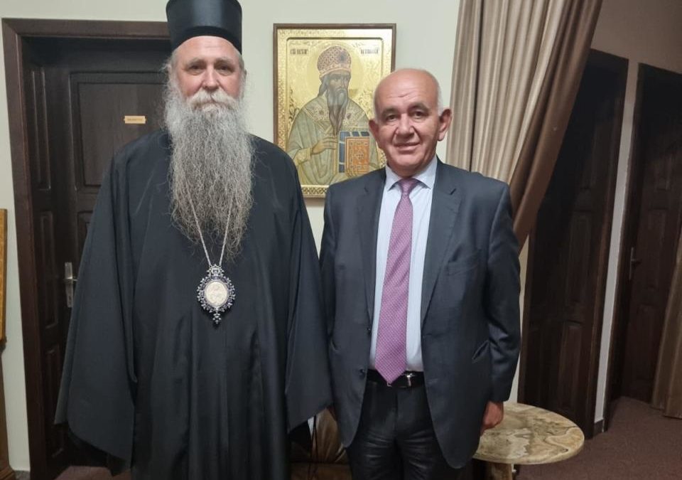 Митрополит Јоаникије примио амбасадора Грчке у Црној Гори