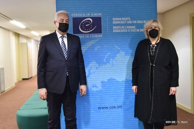 Кривокапић – Мијатовић: Црна Гора и Савјет Европе чврсто сарађују на плану заштите људских права и слобода