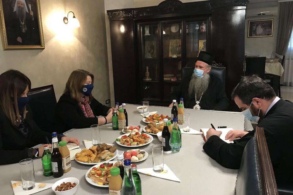 Рајзинг Рајнке са Митрополитом Јоаникијем: Очекујемо да СПЦ буде партнер у промовисању вјерске и међуетничке толеранције