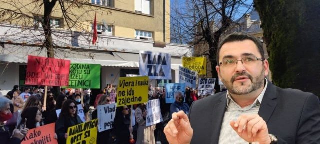 Распоп Мираш добио „конкуренцију“: Нови „перформанс“ Чиргића на Цетињу