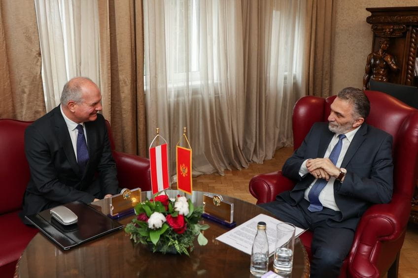 Булајић са амбасадором Аустрије: У Црној Гори постоји општи консезус ка приступању ЕУ