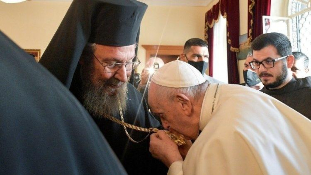 Папа позвао на помирење православаца и католика