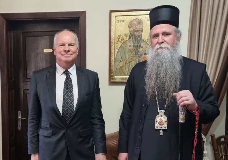 Митрополит Јоаникије угостио амбасадора Аустрије: Иницирати сарадњу на пољима од заједничког интереса