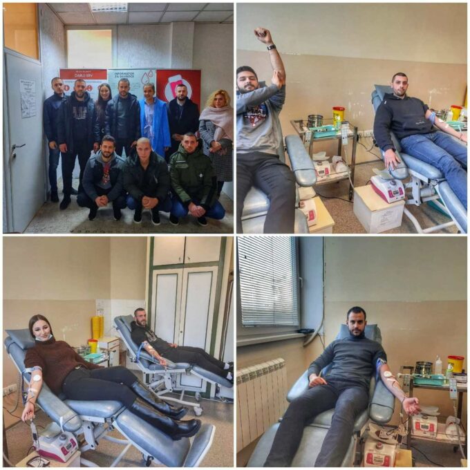 Светосавска акција давања крви: Клуб Свети Сава и млади НСД показали хуманост