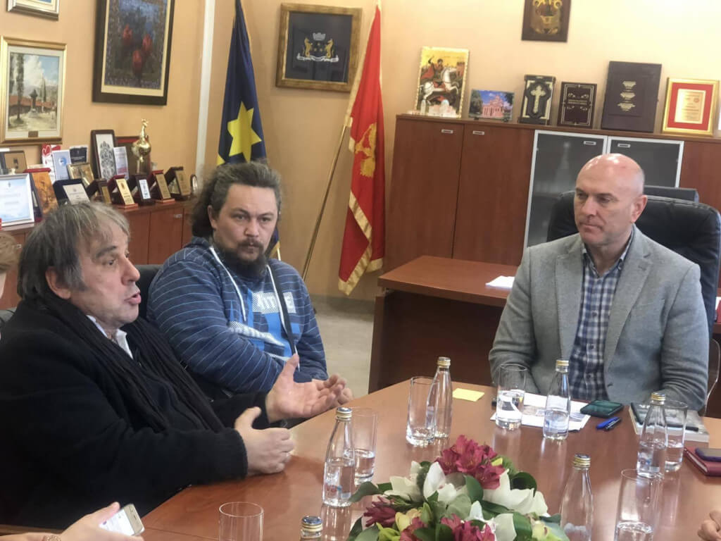 Царевић угостио редитеља Горана Радовановића