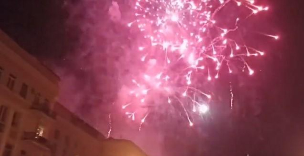 (ВИДЕО) Доњецк: Ватромет поводом независности