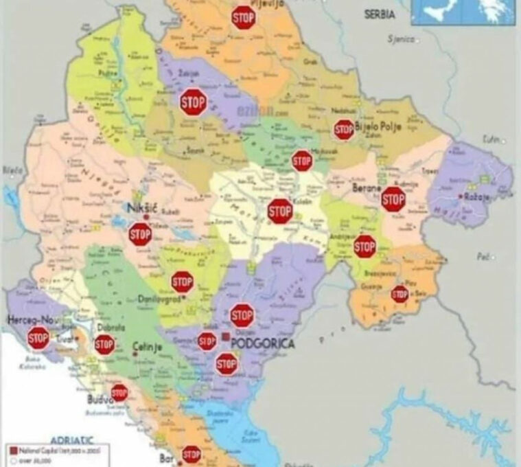 Прочитајте које ће путеве у Црној Гори данас блокирати ДФ