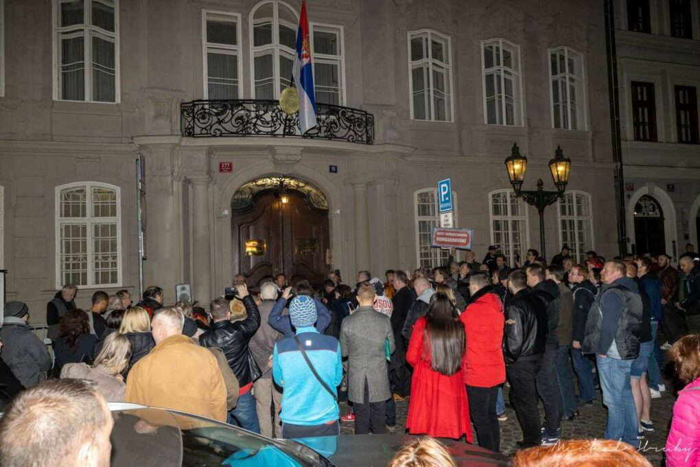 Обележавање 23 годишњице бомбардовања некадашње Југославије у Прагу