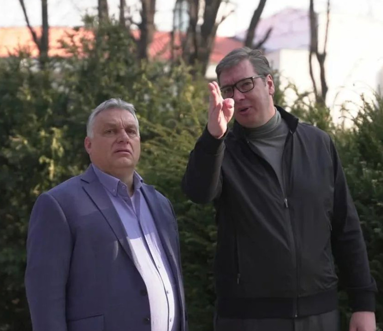 Вучић угостио Орбана на доручку пре пуштања деонице пруге Београд - Нови Сад