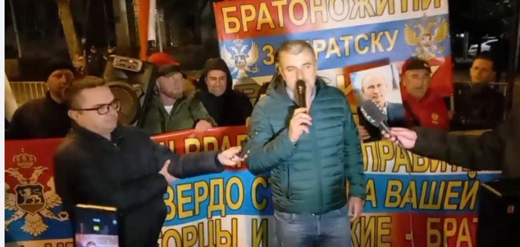 Скуп подршке Русији у Подгорици: Нисмо против Украјине, него против Зеленског који гура народ у смрт