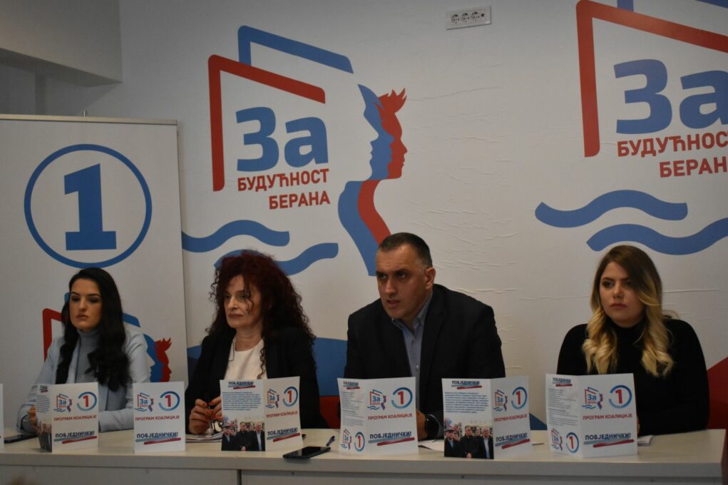 Представљање програма коалиције "За будућност Берана"