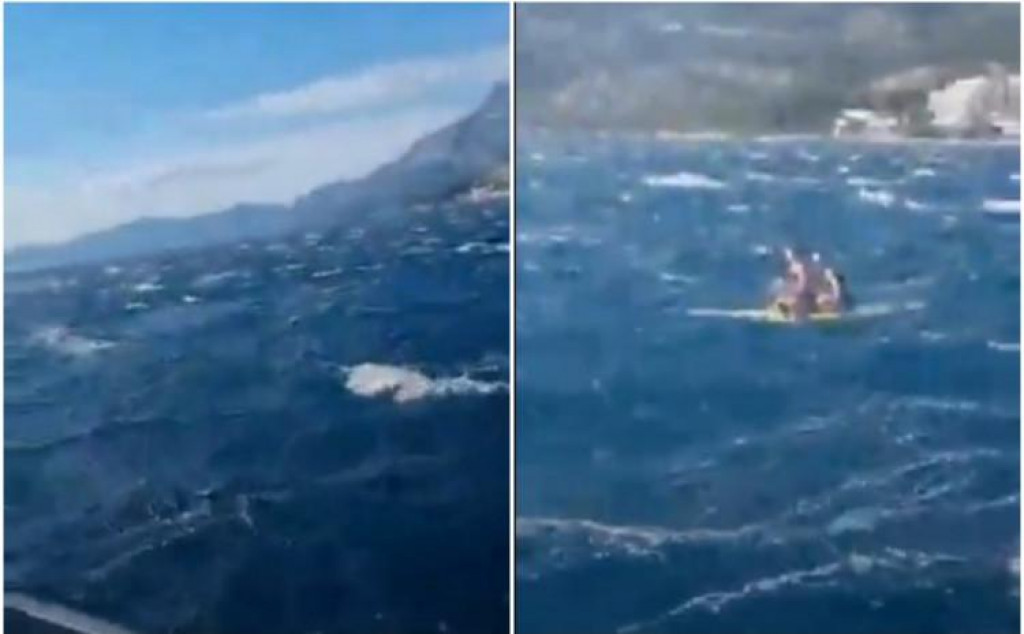 Драма у Макарској: Храбри момци спасавали дјевојке из подивљалог мора