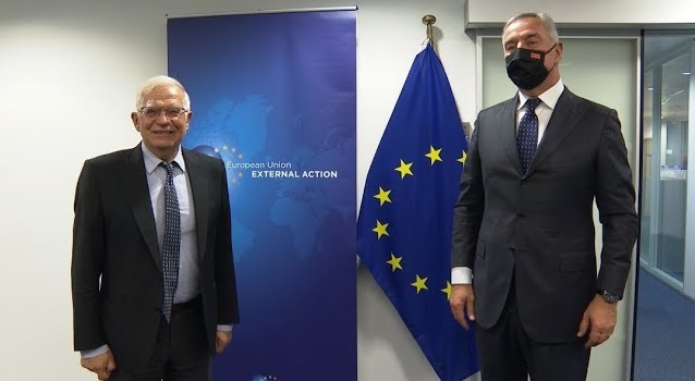 Ђукановић са Борељом: Пуна сагласност о значају останка Црне Горе на еуроатланстком путу
