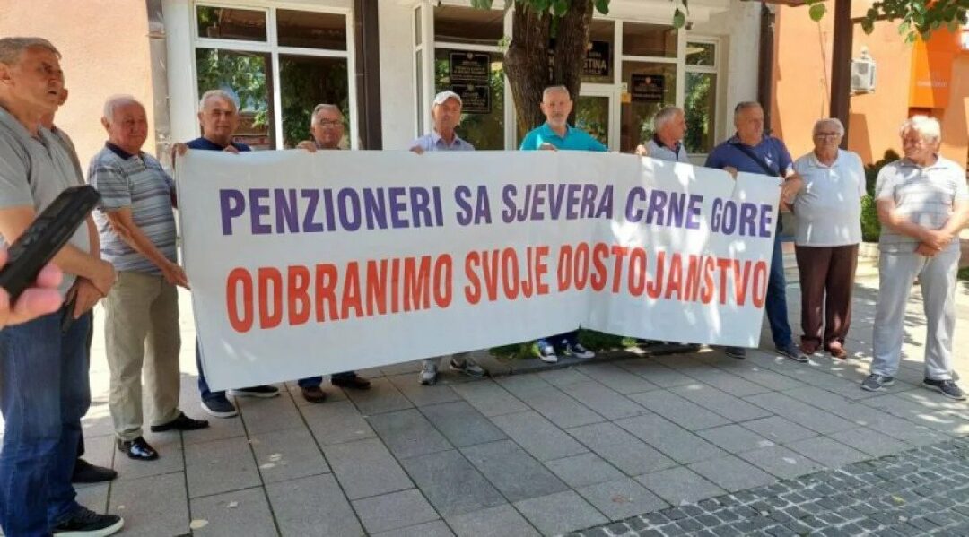 Пензионери у понедјељак у Бијелом Пољу блокирају главну саобраћајницу према Подгорици