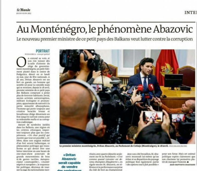 Le Monde о премијеру: Феномен Абазовић, способан да прода усисивач у Сахари