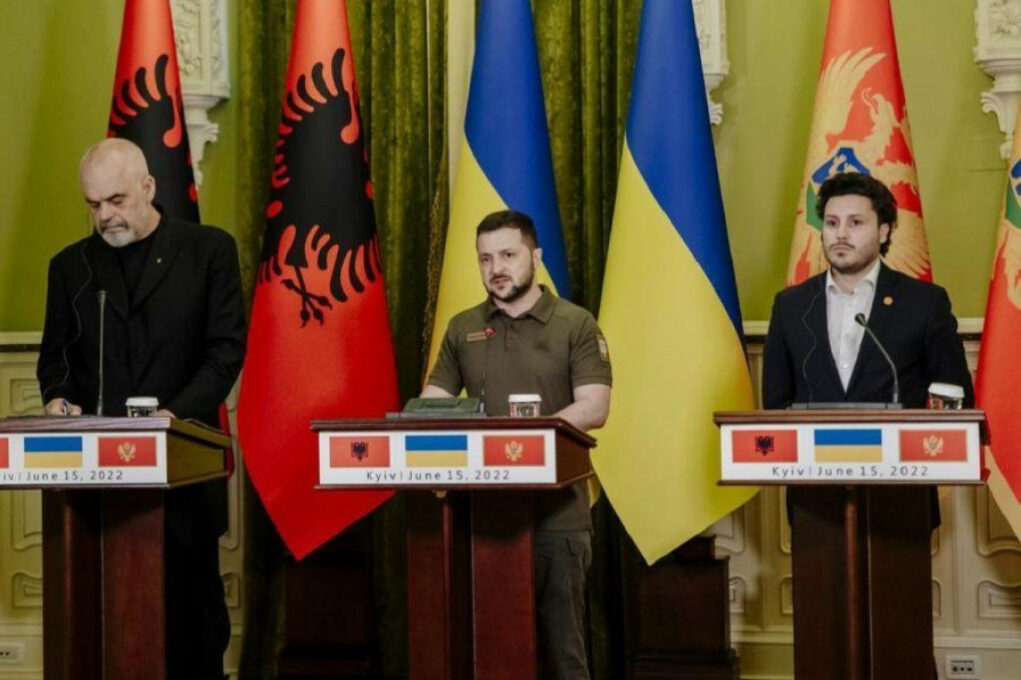 Заједничка конференција Абазовића, Зеленског и Раме: Пуна подршка Украјини на путу ка ЕУ
