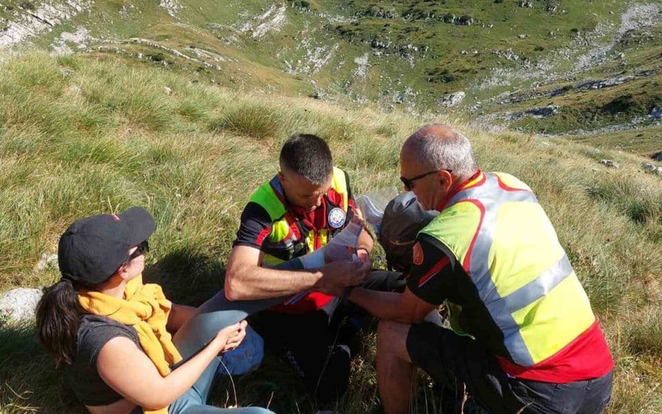 Спашена словачка држављанка, повриједила ногу на планинарењу