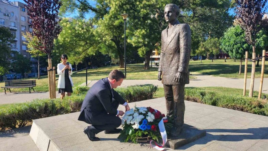Рођен на данашњи дан 1894: Селаковић положио вијенац на споменик Гаврилу Принципу!