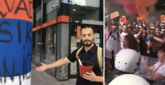 Брајан Брковић „брани“ српску Атину: Јевремов унук напао српску полицију