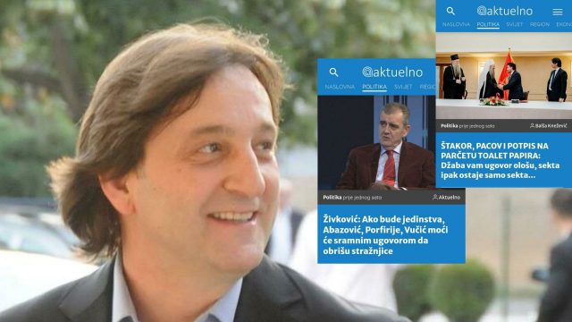 Ово је већ дијагноза: Монструозне увреде на рачун митрополита Амфилохија и СПЦ од стране ДПС медија "Актуелно"