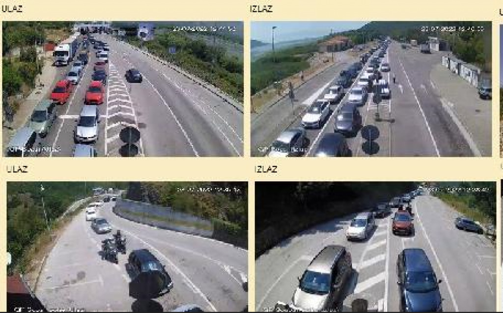 МУП: Од 25. до 31. јула у ЦГ ушло 3.227 особа из Украјине