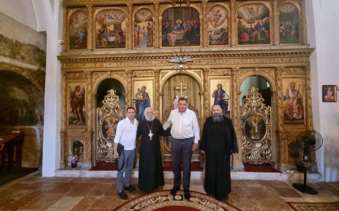 Српски члан Предсједништва БиХ Милорад Додик у посјети Митрополији