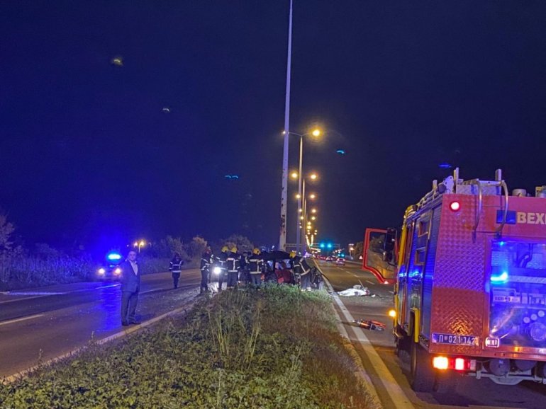 NA PANČEVAČKOM putu se sinoć dogodila saobraćajna nesreća u kojoj je poginulo troje ljudi