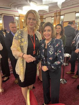 Đurović sa Nensi Pelosi u Zagrebu