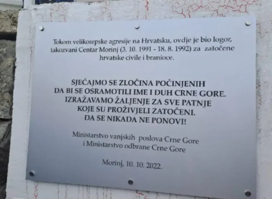 Opština Kotor juče nije postupila po nalogu inspekcije: Spomen-ploča stiže do tužioca