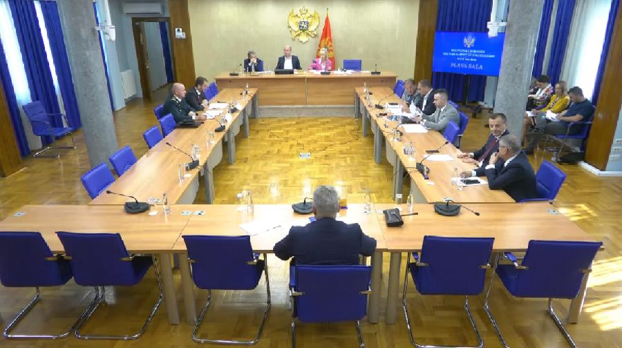 Sjutra nastavak saslušanja o dešavanjima u bezbjednosnom sektoru