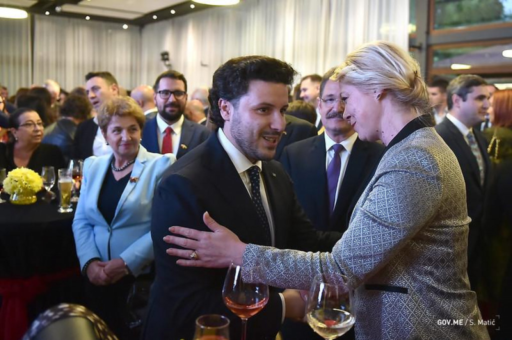 Abazović i Đurović na prijemu povodom Dana njemačkog jedinstva