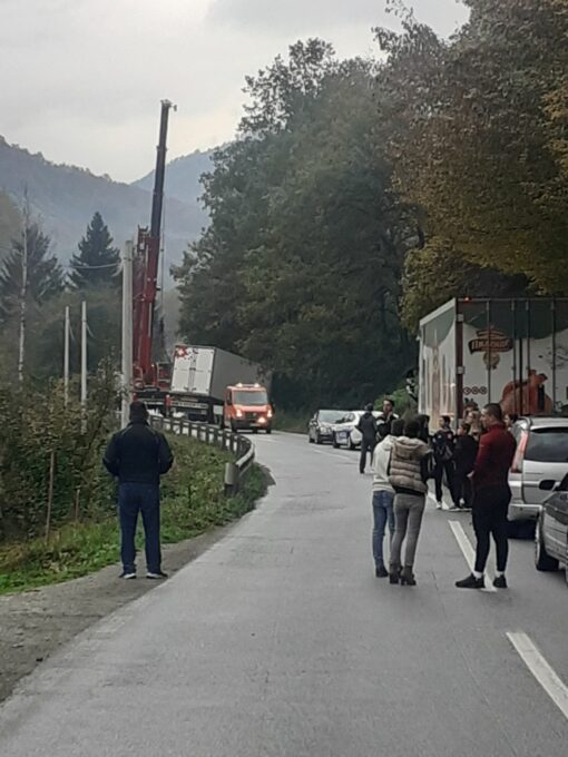 Saobraćajna nesreća u Ravnoj Rijeci: Obustavljen saobraćaj na putu Bijelo Polje - Mojkovac