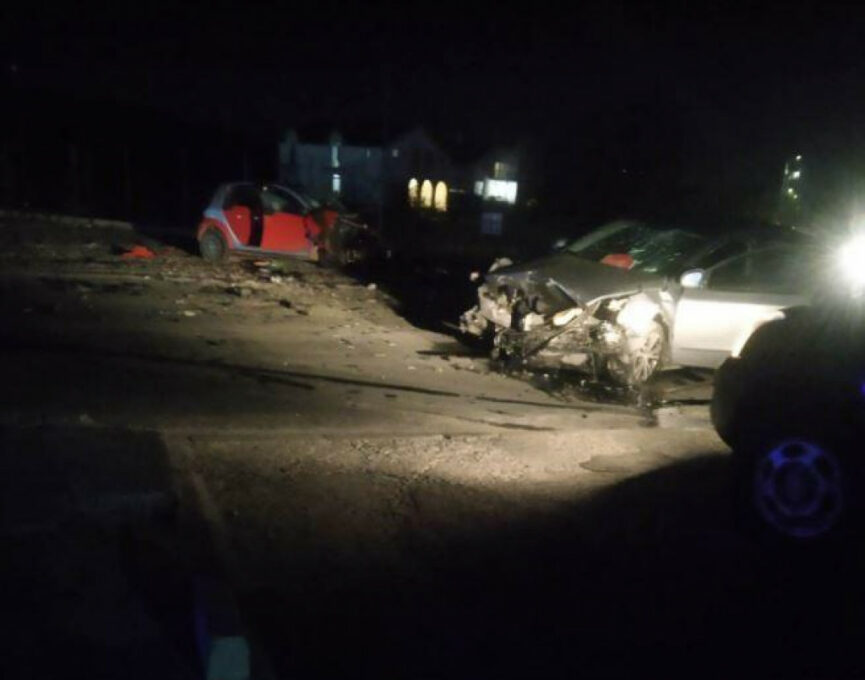 Podgorica: Dvije osobe povrijeđene u udesu