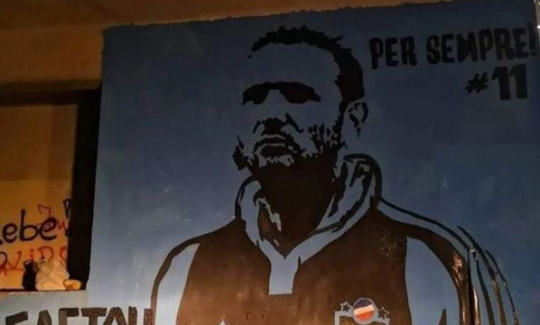 MURAL NA BASTONU ZA SINIŠU: Podgoričani odali počast ljudini i fudbaleru Siniši Mihajloviću (FOTO)