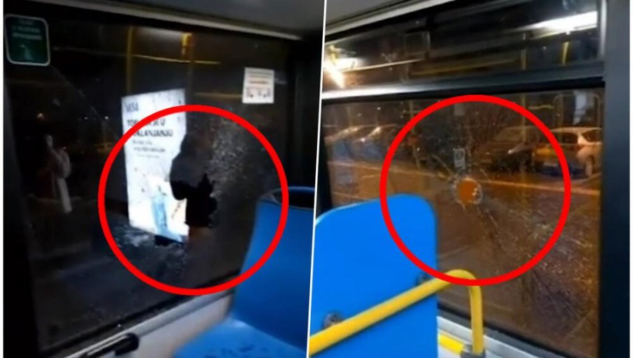 U BEOGRADU METAK POGODIO U AUTOBUS: Za "dlaku" izbjegnuta tragedija