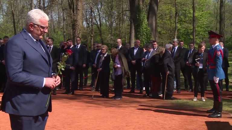 VIDEO - Andrija Mandić prisustvovao obilježavanju Dana sjećanja na žrtve genocida u Jasenovcu