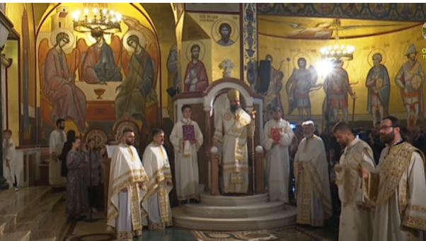 MILATOVIĆ NA LITURGIJI U PODGORICI Joanikije: Želimo da dužnost obavljate uspješno