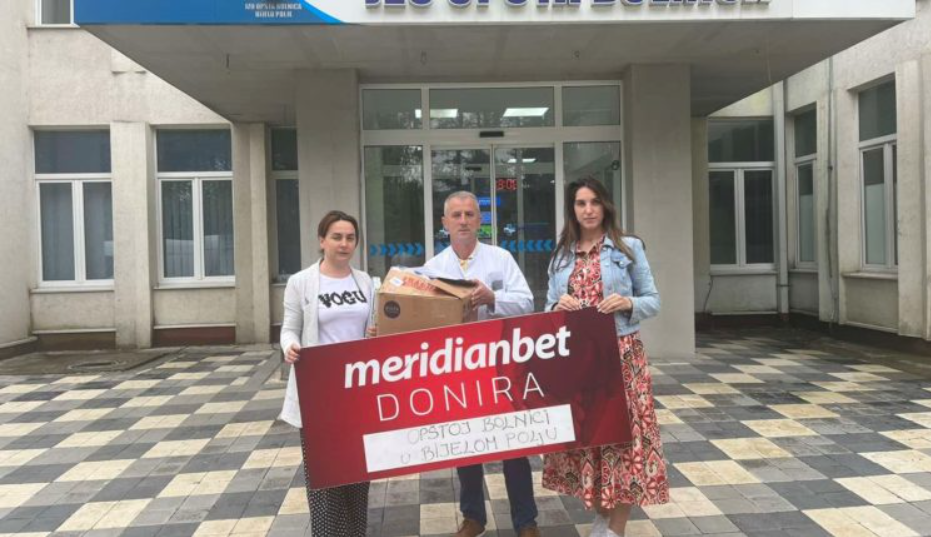 Kladionica Meridian donirala pacijent monitor Opštoj bolnici u Bijleom Polju
