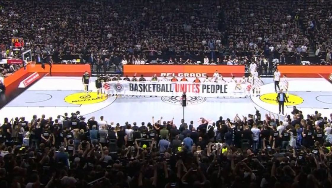 Minut ćutanja i bez muzike na meču Partizan - Real Madrid zbog tragedije na Vračaru